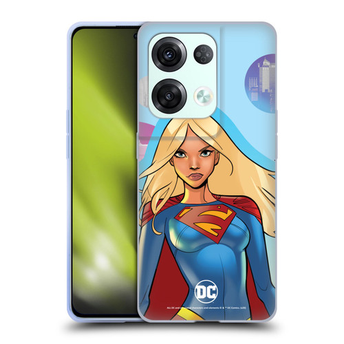 DC Women Core Compositions Supergirl Soft Gel Case for OPPO Reno8 Pro