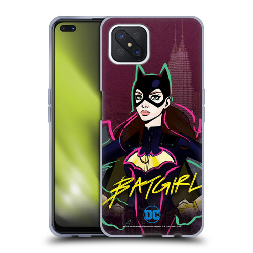 DC Women Core Compositions Batgirl Soft Gel Case for OPPO Reno4 Z 5G