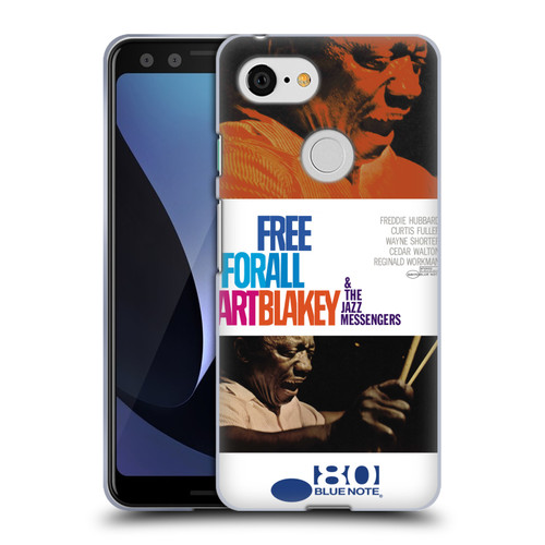 Blue Note Records Albums Art Blakey Free For All Soft Gel Case for Google Pixel 3