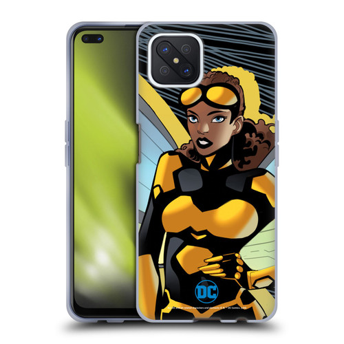 DC Women Core Compositions Bumblebee Soft Gel Case for OPPO Reno4 Z 5G