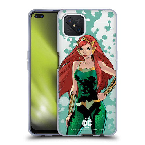 DC Women Core Compositions Mera Soft Gel Case for OPPO Reno4 Z 5G