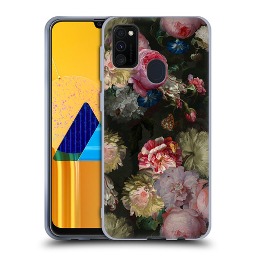 UtArt Antique Flowers Bouquet Soft Gel Case for Samsung Galaxy M30s (2019)/M21 (2020)