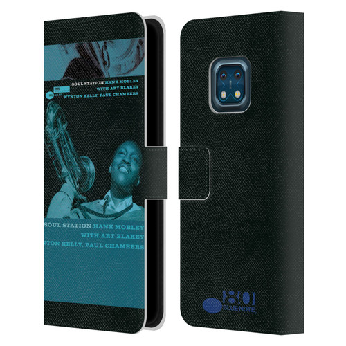 Blue Note Records Albums Hunk Mobley Soul Station Leather Book Wallet Case Cover For Nokia XR20