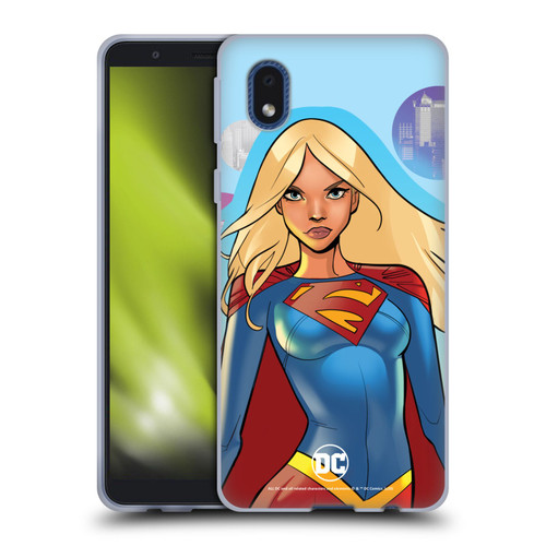 DC Women Core Compositions Supergirl Soft Gel Case for Samsung Galaxy A01 Core (2020)