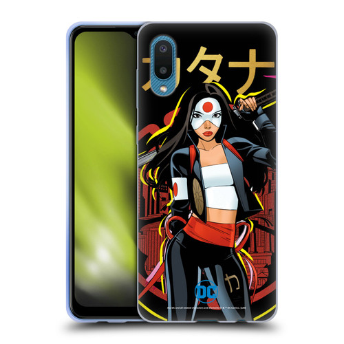 DC Women Core Compositions Katana Soft Gel Case for Samsung Galaxy A02/M02 (2021)
