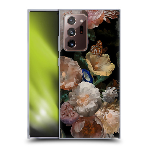 UtArt Antique Flowers Botanical Beauty Soft Gel Case for Samsung Galaxy Note20 Ultra / 5G