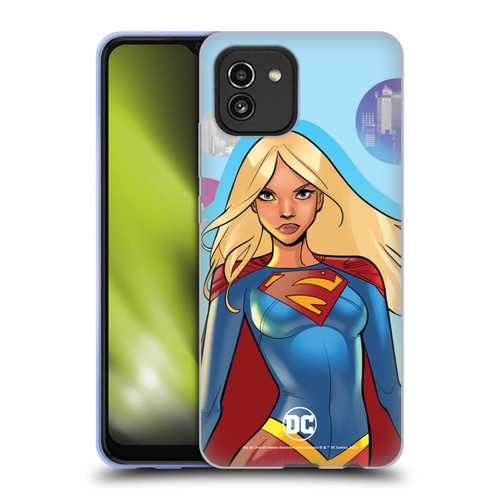 DC Women Core Compositions Supergirl Soft Gel Case for Samsung Galaxy A03 (2021)