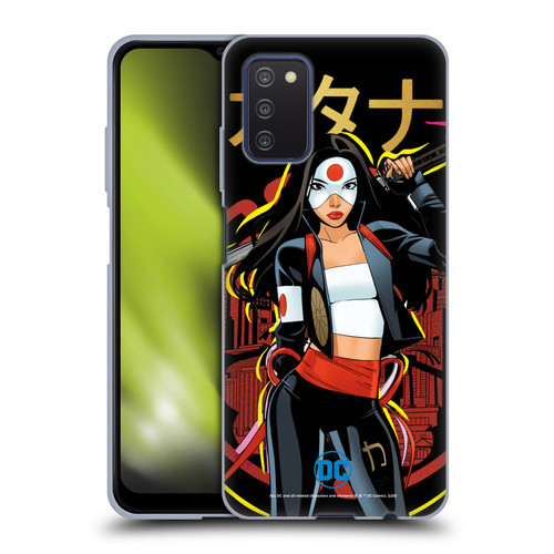 DC Women Core Compositions Katana Soft Gel Case for Samsung Galaxy A03s (2021)