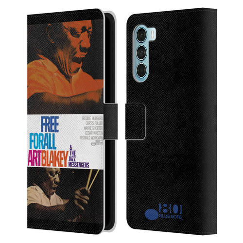 Blue Note Records Albums Art Blakey Free For All Leather Book Wallet Case Cover For Motorola Edge S30 / Moto G200 5G