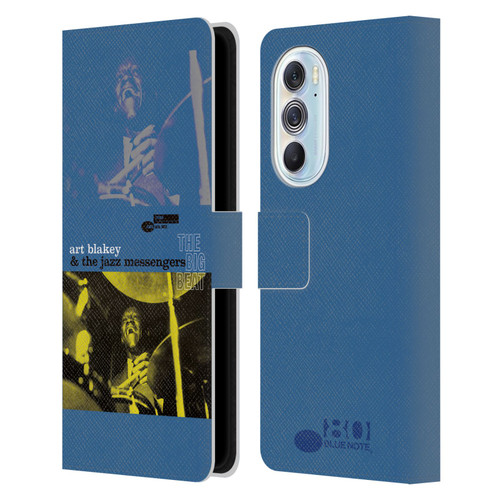 Blue Note Records Albums Art Blakey The Big Beat Leather Book Wallet Case Cover For Motorola Edge X30