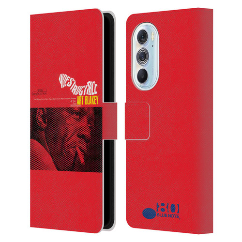 Blue Note Records Albums Art Blakey Indestructible Leather Book Wallet Case Cover For Motorola Edge X30