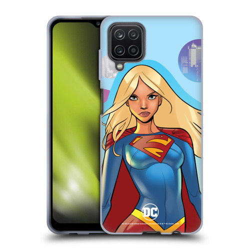 DC Women Core Compositions Supergirl Soft Gel Case for Samsung Galaxy A12 (2020)