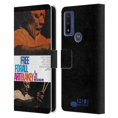 Blue Note Records Albums Art Blakey Free For All Leather Book Wallet Case Cover For Motorola G Pure