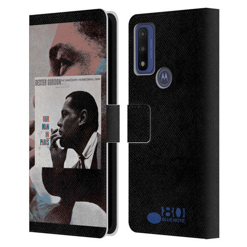 Blue Note Records Albums Dexter Gordon Our Man In Paris Leather Book Wallet Case Cover For Motorola G Pure