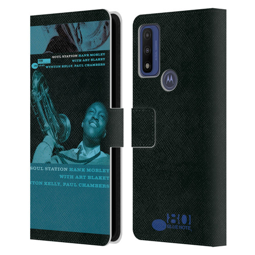 Blue Note Records Albums Hunk Mobley Soul Station Leather Book Wallet Case Cover For Motorola G Pure