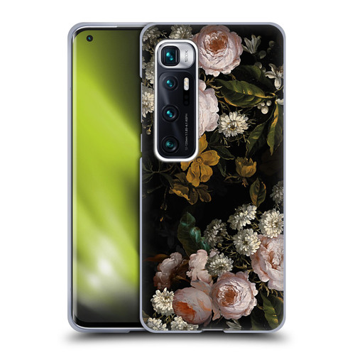 UtArt Antique Flowers Roses And Baby's Breath Soft Gel Case for Xiaomi Mi 10 Ultra 5G