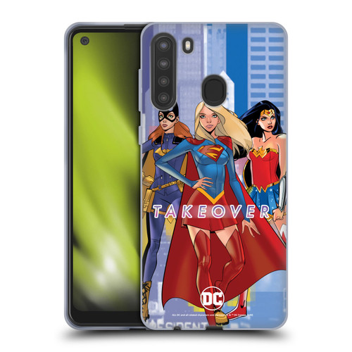 DC Women Core Compositions Girl Power Soft Gel Case for Samsung Galaxy A21 (2020)