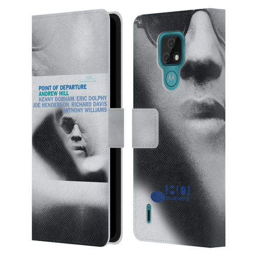 Blue Note Records Albums Andew Hill Point Of Departure Leather Book Wallet Case Cover For Motorola Moto E7