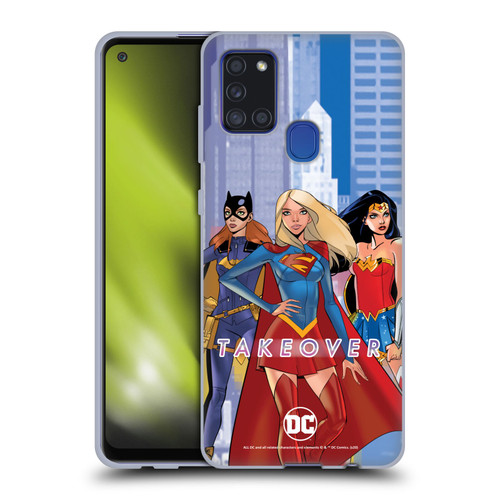 DC Women Core Compositions Girl Power Soft Gel Case for Samsung Galaxy A21s (2020)