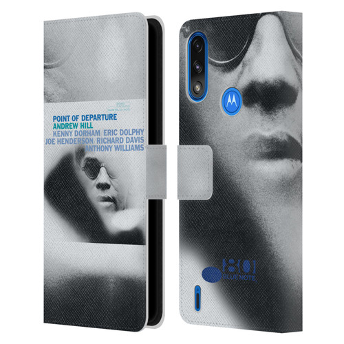 Blue Note Records Albums Andew Hill Point Of Departure Leather Book Wallet Case Cover For Motorola Moto E7 Power / Moto E7i Power