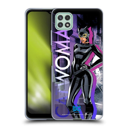 DC Women Core Compositions Catwoman Soft Gel Case for Samsung Galaxy A22 5G / F42 5G (2021)