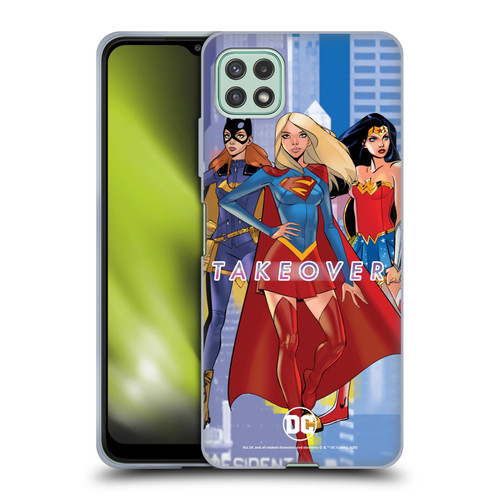 DC Women Core Compositions Girl Power Soft Gel Case for Samsung Galaxy A22 5G / F42 5G (2021)