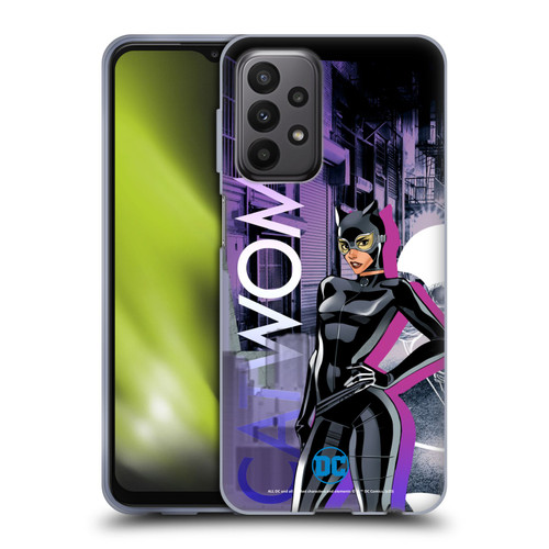 DC Women Core Compositions Catwoman Soft Gel Case for Samsung Galaxy A23 / 5G (2022)