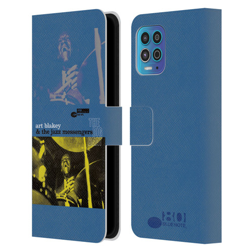 Blue Note Records Albums Art Blakey The Big Beat Leather Book Wallet Case Cover For Motorola Moto G100