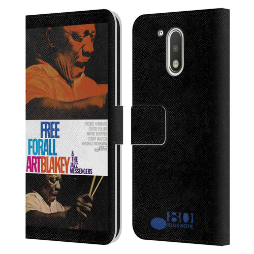 Blue Note Records Albums Art Blakey Free For All Leather Book Wallet Case Cover For Motorola Moto G41