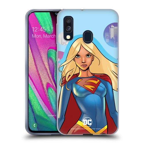 DC Women Core Compositions Supergirl Soft Gel Case for Samsung Galaxy A40 (2019)