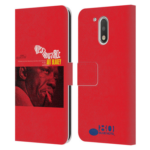 Blue Note Records Albums Art Blakey Indestructible Leather Book Wallet Case Cover For Motorola Moto G41