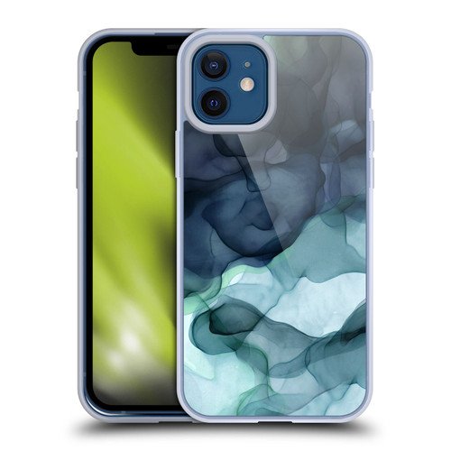 UtArt Dark Night Marble Heavy Smoke Soft Gel Case for Apple iPhone 12 / iPhone 12 Pro