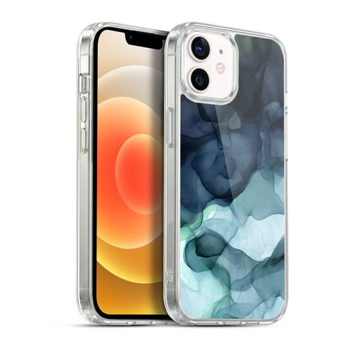 UtArt Dark Night Marble Heavy Smoke Soft Gel Case for Apple iPhone 12 / iPhone 12 Pro & MagSafe