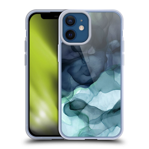 UtArt Dark Night Marble Heavy Smoke Soft Gel Case for Apple iPhone 12 Mini