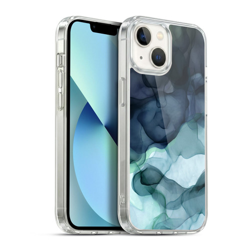 UtArt Dark Night Marble Heavy Smoke Soft Gel Case for Apple iPhone 13