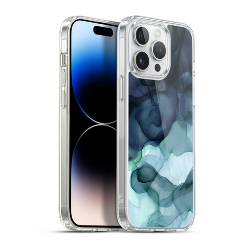 UtArt Dark Night Marble Heavy Smoke Soft Gel Case for Apple iPhone 13 Pro Max & MagSafe