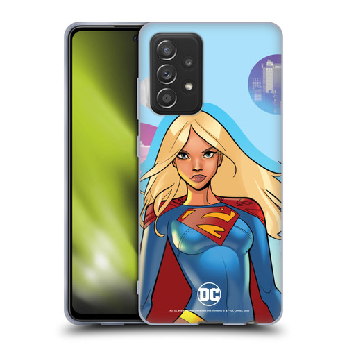 DC Women Core Compositions Supergirl Soft Gel Case for Samsung Galaxy A52 / A52s / 5G (2021)