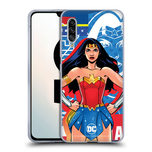 DC Women Core Compositions Wonder Woman Soft Gel Case for Samsung Galaxy A90 5G (2019)