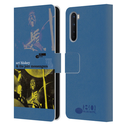 Blue Note Records Albums Art Blakey The Big Beat Leather Book Wallet Case Cover For OnePlus Nord 5G