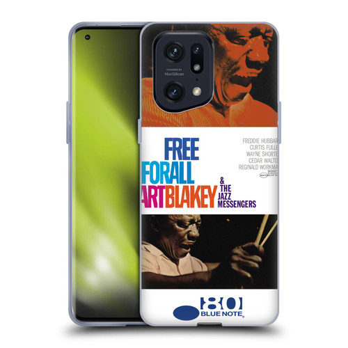Blue Note Records Albums Art Blakey Free For All Soft Gel Case for OPPO Find X5 Pro