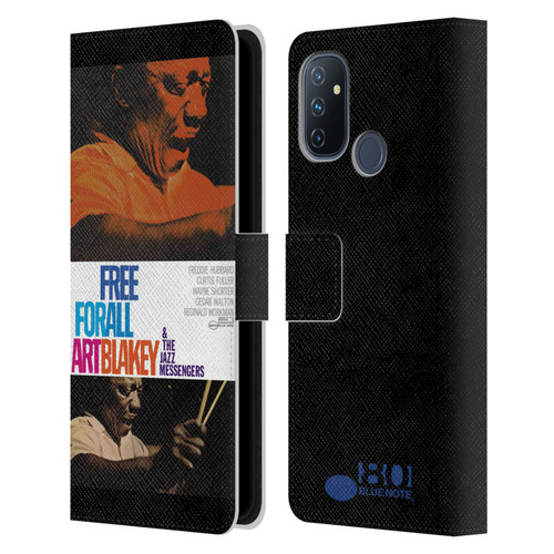 Blue Note Records Albums Art Blakey Free For All Leather Book Wallet Case Cover For OnePlus Nord N100