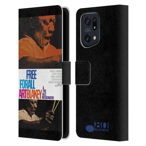 Blue Note Records Albums Art Blakey Free For All Leather Book Wallet Case Cover For OPPO Find X5 Pro