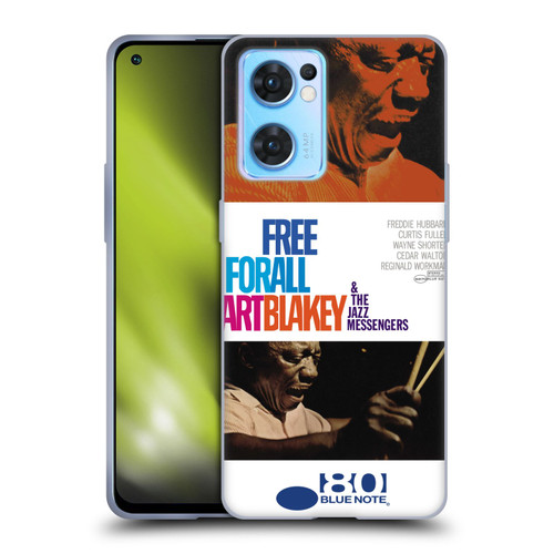 Blue Note Records Albums Art Blakey Free For All Soft Gel Case for OPPO Reno7 5G / Find X5 Lite