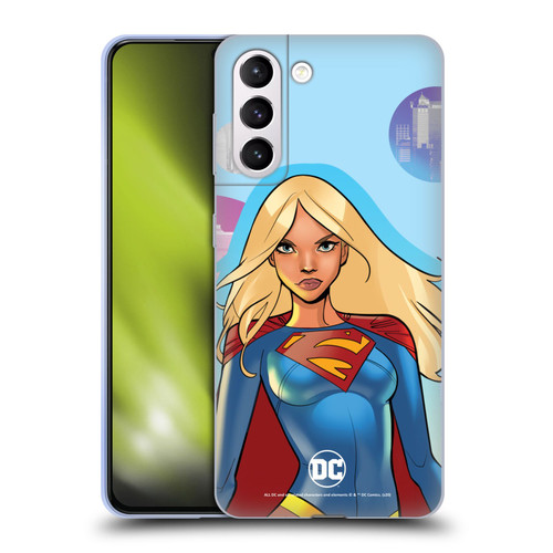 DC Women Core Compositions Supergirl Soft Gel Case for Samsung Galaxy S21+ 5G
