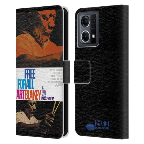 Blue Note Records Albums Art Blakey Free For All Leather Book Wallet Case Cover For OPPO Reno8 4G