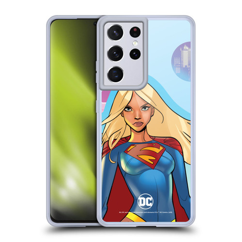 DC Women Core Compositions Supergirl Soft Gel Case for Samsung Galaxy S21 Ultra 5G