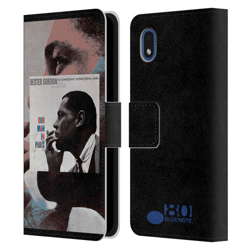 Blue Note Records Albums Dexter Gordon Our Man In Paris Leather Book Wallet Case Cover For Samsung Galaxy A01 Core (2020)