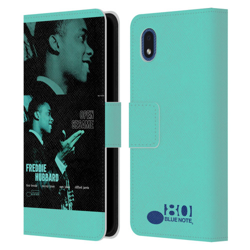 Blue Note Records Albums Freddie Hubbard Open Sesame Leather Book Wallet Case Cover For Samsung Galaxy A01 Core (2020)
