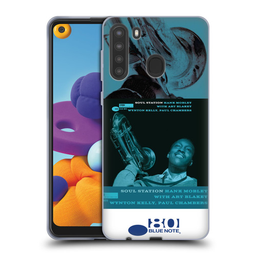 Blue Note Records Albums Hunk Mobley Soul Station Soft Gel Case for Samsung Galaxy A21 (2020)
