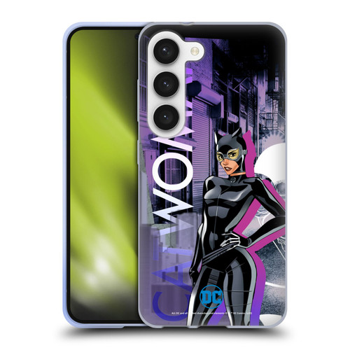DC Women Core Compositions Catwoman Soft Gel Case for Samsung Galaxy S23 5G